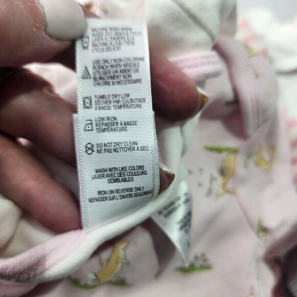 Bundle of 2 Bunny Theme Onesies 100% Cotton Guess How Much I Love You Baby 9 M - Picture 11 of 13